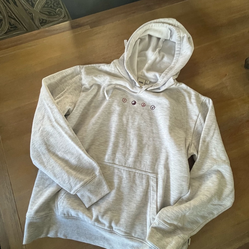 Vans Gray Hoodie Sweatshirt for Effortless Style